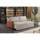 Estofado Retrátil 160cm Com Usb Urban  Bege/paçoca