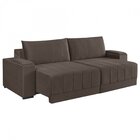 Estofado Retrátil 190cm Línea  Marrom