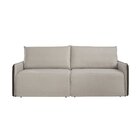 Estofado Retrátil 220cm Urban  Bege/marrom