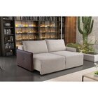 Estofado Retrátil 220cm Urban  Bege/marrom