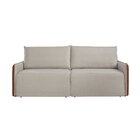 Estofado Retrátil 220cm Urban  Bege/paçoca