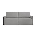 Estofado Retrátil 220cm Urban  Cinza/preto