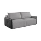 Estofado Retrátil 220cm Urban  Cinza/preto