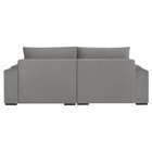 Estofado Retrátil 290cm Com Usb Línea  Cinza Claro