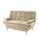 Estofado Sofá Cama Flip 90x185x90cm Bege