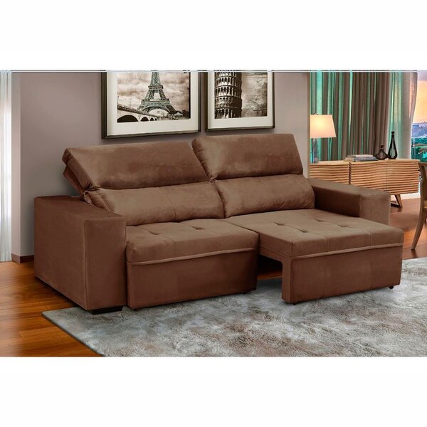 Estofado Texas 3 Lugares Retrátil Reclinável Parana