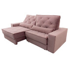 Estofado Vancouver Retrátil Reclinável Plus 03 Lugares 3 Metr