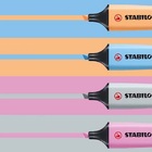 Estojo Caneta Marca Texto Stabilo Boss 4 Cores