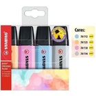 Estojo Caneta Marca Texto Stabilo Boss 4 Cores