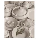 Estojo Com 12 Pratos Rasos Pomerode Porcelana Branca - Schmidt