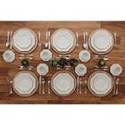 Estojo Com 24 Xícaras Café Com Pires Prisma Porcelana Branca