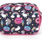 Estojo Escolar Infantil Para Meninas Com Divisória Para Lápis