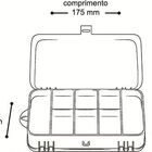 Estojo Organizador Mini Double Case 8002