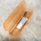 Estojo para Escova de Dente de Plástico Laranja Personal Coza