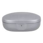 Estojo para Sabonete Prata em Plástico Ou