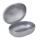 Estojo para Sabonete Prata em Plástico Ou