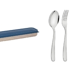 Estojo Para Talheres By Me Azul 4 Pecas Tramontina