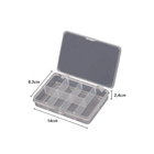 Estojo Plástico Nº 2 Com 7 Divisórias - Fishtex