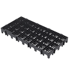 Estrado 25x50x5cm Preto Plástico Impallets