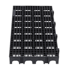 Estrado 25x50x5cm Preto Plástico Impallets