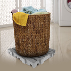 Estrado 40x40x4,5cm Cinza Plástico Impallets