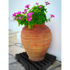 Estrado 40x40x4,5cm Preto Plástico Impallets