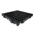 Estrado 40x40x4,5cm Preto Plástico Impallets