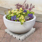 Estrado 50x50x4,5cm Branco Plástico Impallets