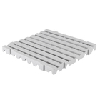 Estrado 50x50x4,5cm Branco Plástico Impallets