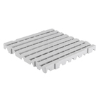 Estrado 50x50x4,5cm Branco Plástico Impallets