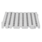 Estrado 50x50x4,5cm Branco Plástico Impallets