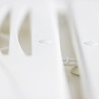 Estrado de Banheiro 1 peça Retangular Plástico Branco Astra