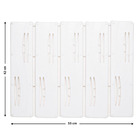 Estrado de Banheiro 1 peça Retangular Plástico Branco Astra