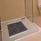 Estrado Flex 8x30x30cm Preto Plástico 4 peças Impallets