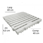 Estrado Piso Plástico Resistente 40x40