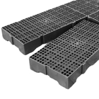 Estrado Plástico 41 X 82 Preto Reciclado