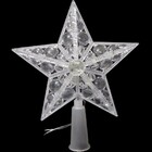 Estrela Pisca Pisca 10 Leds Branco Quente Ponteira Arvore De