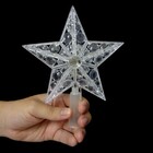 Estrela Pisca Pisca 10 Leds Branco Quente Ponteira Arvore De