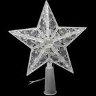 Estrela Pisca Pisca 10 Leds Colorida Arvore De Natal Ponteira