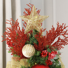 Estrela Ponteira para Árvore Plástico Ouro 20x14x5cm Cromus