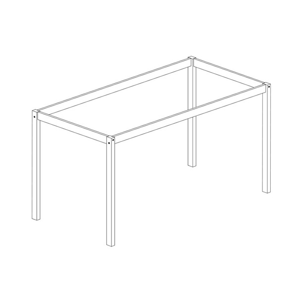 Estrutura Do Dossel Em Madeira Maciça Para Camas Casatema - T