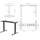 Estrutura Para Mesa Com Sistema Elétrico Dois Motores Regulag