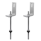 Estrutura Suporte Fixa Linha C Placa Painel Solar Inox Telha