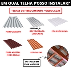 Estrutura Suporte Fixa Linha C Placa Painel Solar Inox Telha