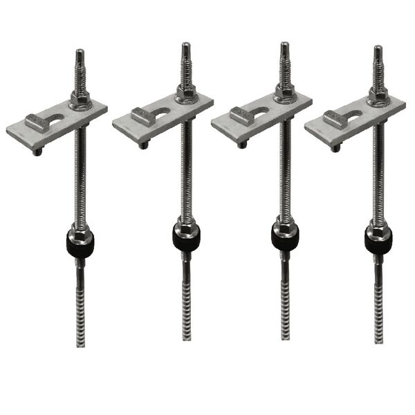 Estrutura Suporte Fixa Placa Painel Solar Alumínio Inox Telha