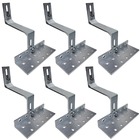 Estrutura Suporte Fixador Linha C Placa Painel Solar Inox Par