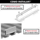Estrutura Suporte Mini Trilho Fixador Placa Painel Solar Alum