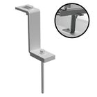 Estrutura Suporte Z Fixador Placa Painel Solar Alumínio E Ino