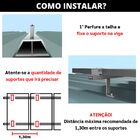 Estrutura Suporte Z Fixador Placa Painel Solar Alumínio E Ino