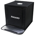 Estúdio Fotográfico Portátil 50x50 2 Barra Led 3 Fundos Bivolt